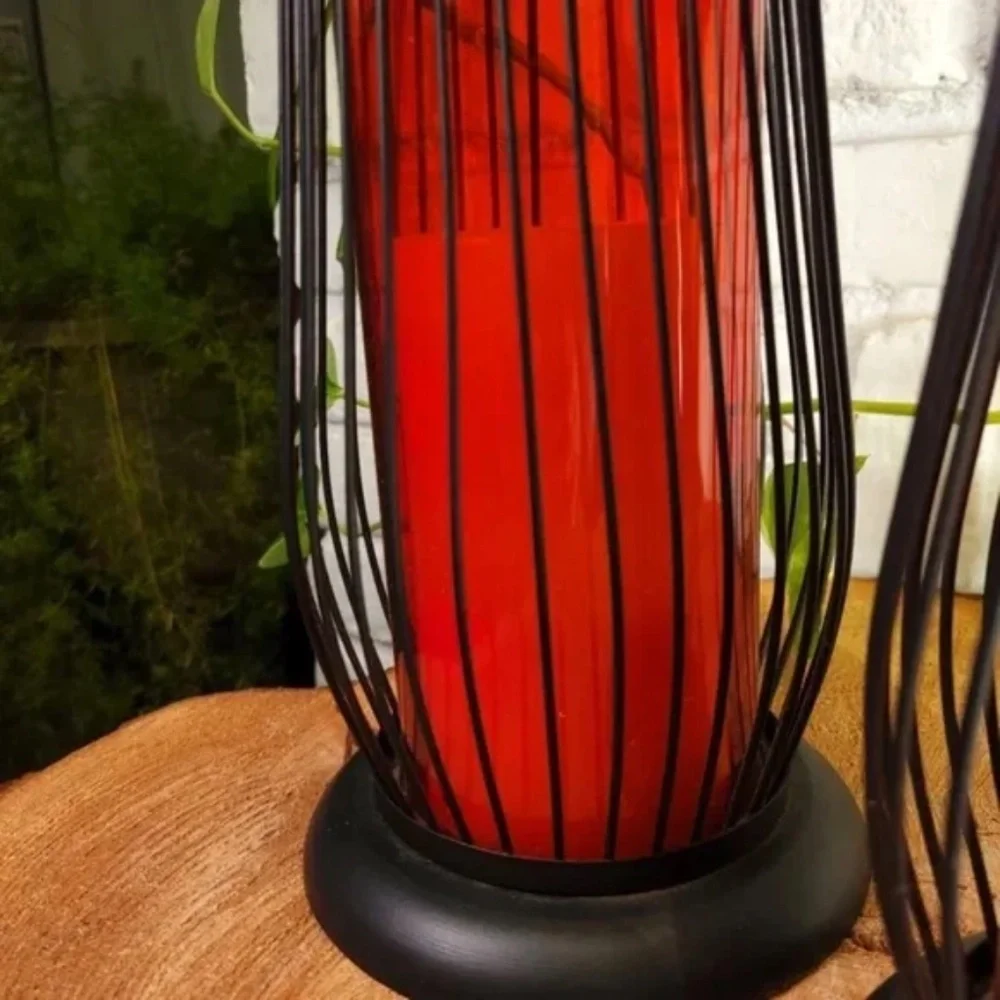 Soft Glow Lanterns with Timer 10 inch tall